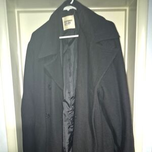 Wool Black Peacoat Old Navy
